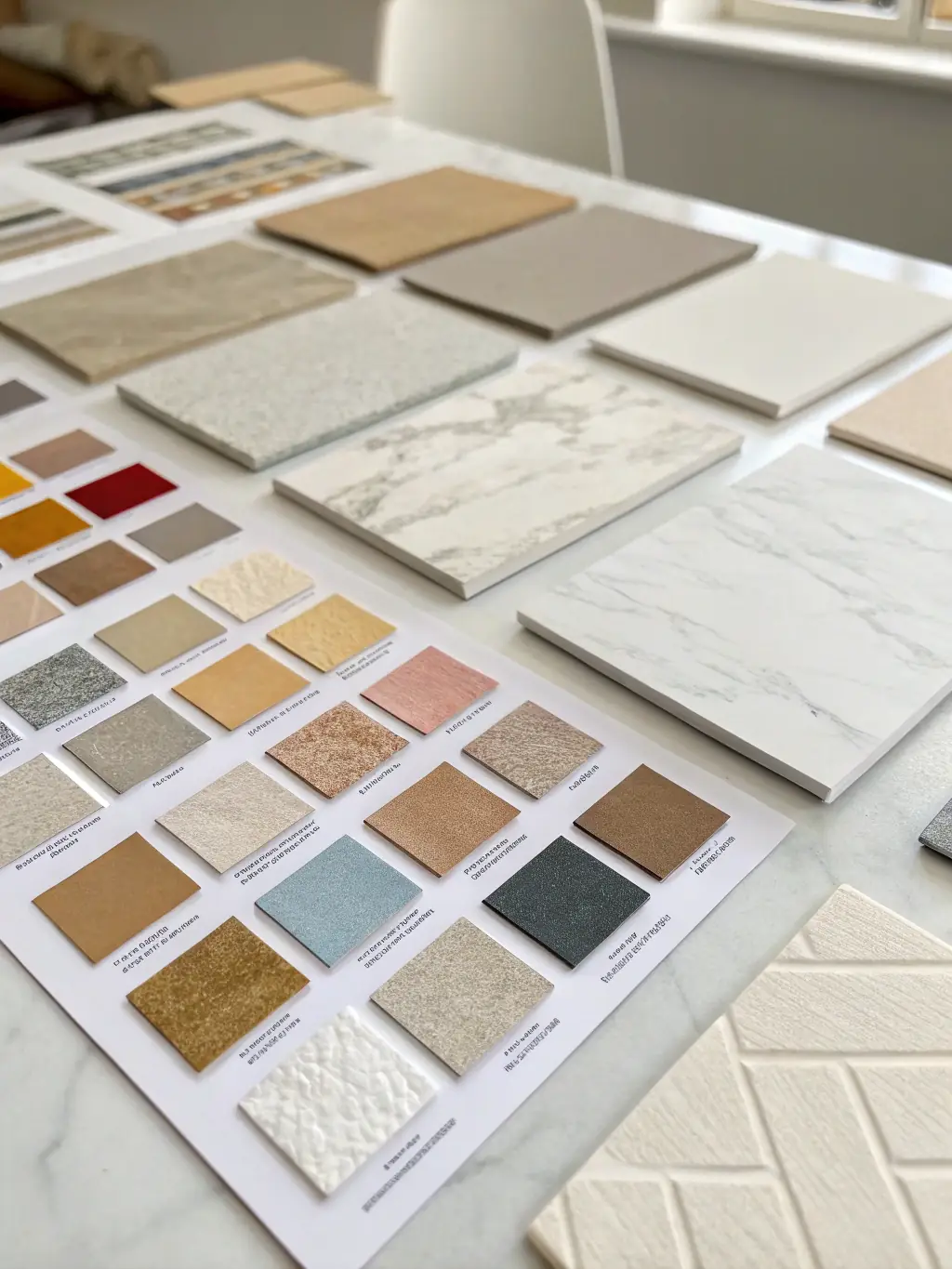 A variety of specialized printing papers and finishes offered by Magnetiq Studio World, displayed in an organized and visually appealing manner.